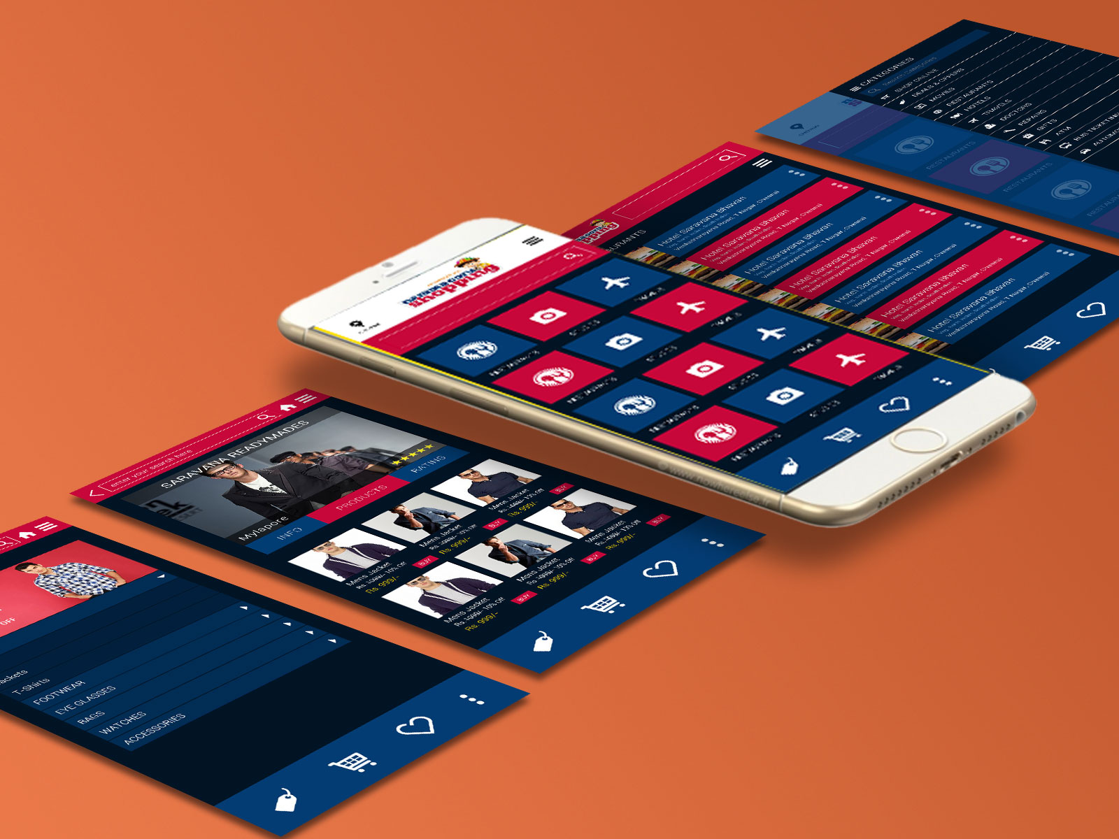Mobile app for Online Shopping