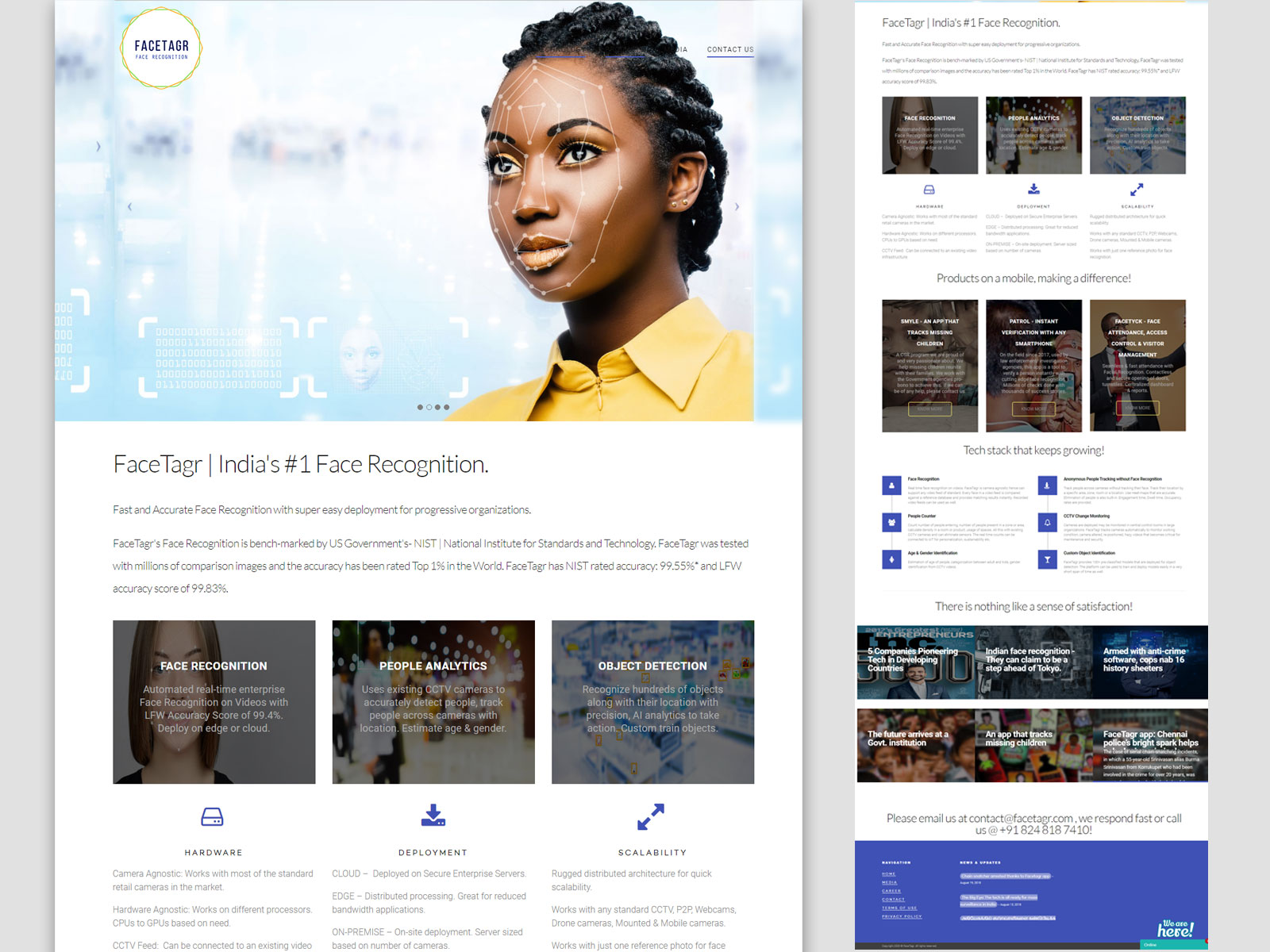 AI Powerd Tech Website