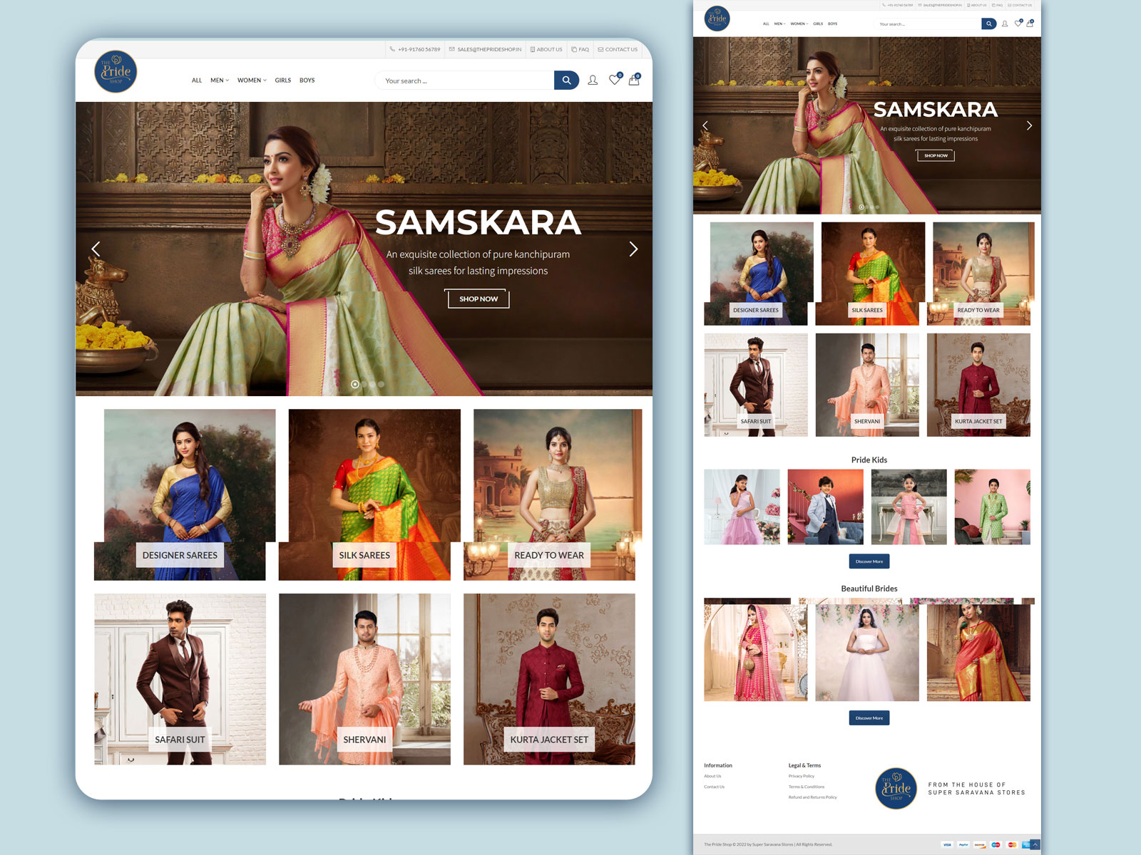 E-Commerce portal for Bridal fashion