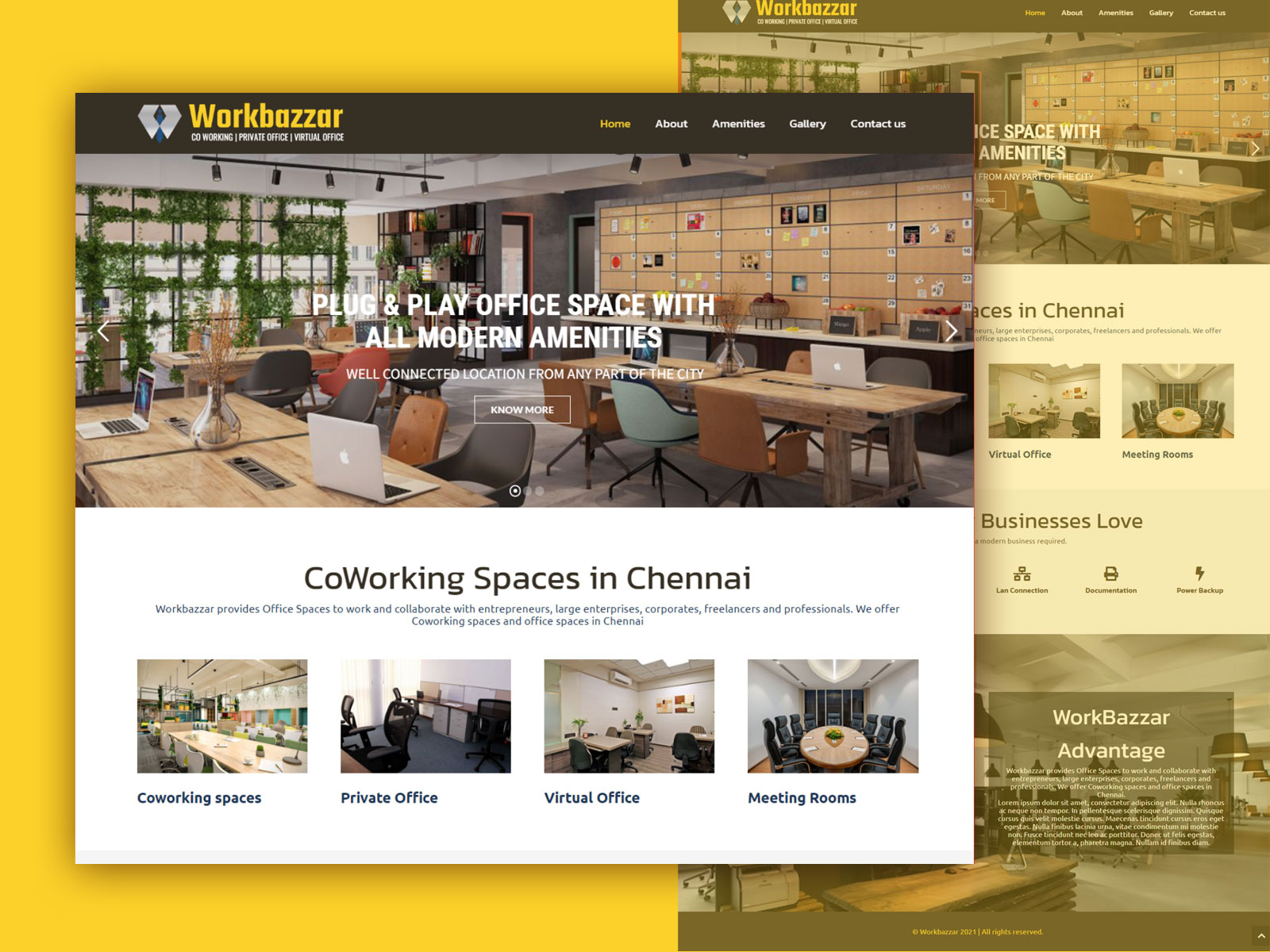 Co-working space web